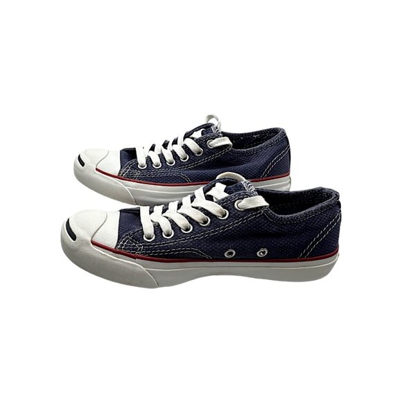 Converse Jack Purcell Low Top Navy Blue Canvas Sneakers 121556 | W- 6 / M- 4.5 - Picture 10 of 12